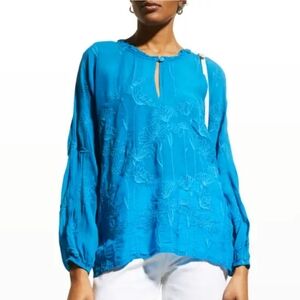 Johnny Was Daisy Arianda Long-Sleeve Blouse